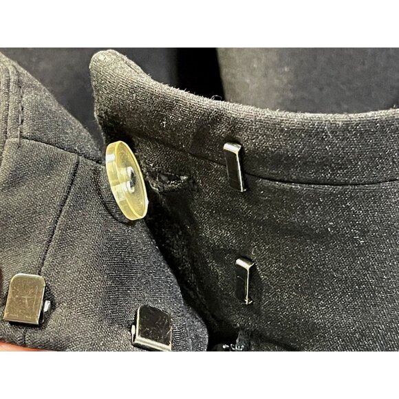 Elle Women's Slacks Pants Size 8 Black Straight Stretch Office Dress - Picture 6 of 6